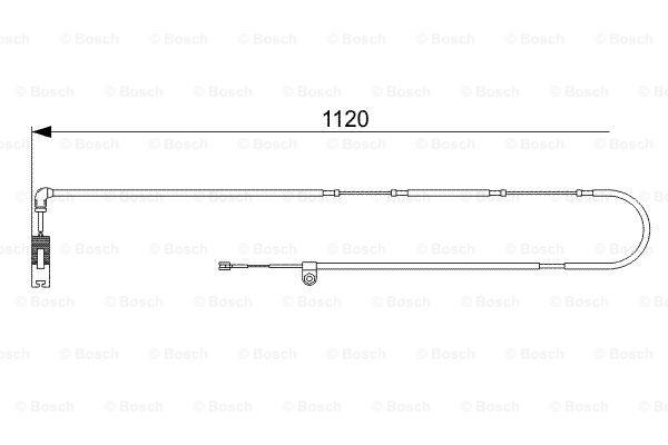 Датчик износа тормозных колодок BOSCH 1987473010