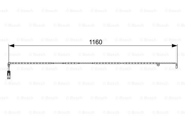 Датчик износа тормозных колодок BOSCH 1987473055