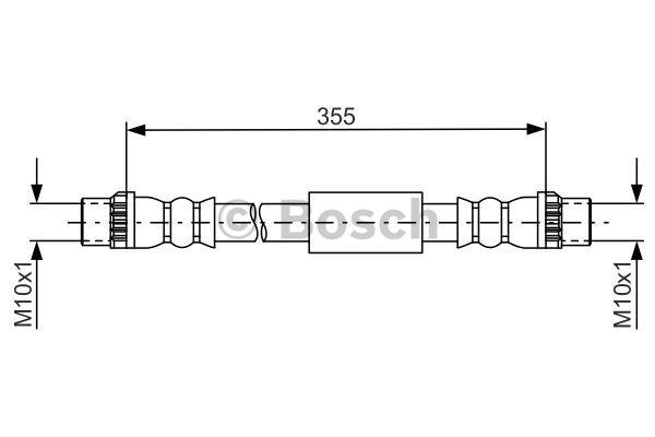 Тормозной шланг BOSCH 1987481665