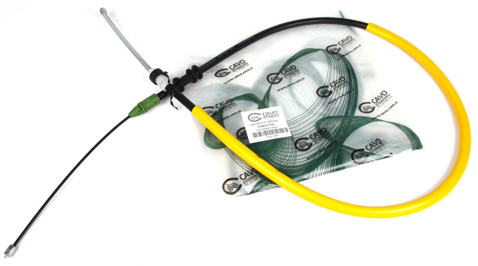 Трос ручника (R) Renault Kangoo 97- (1441/1066mm) / 4x4 01-06 (1442/1067mm) CAVO 1302026