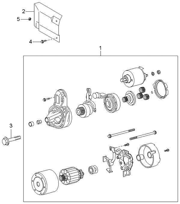 Стартер Hyundai / Kia 3610038090