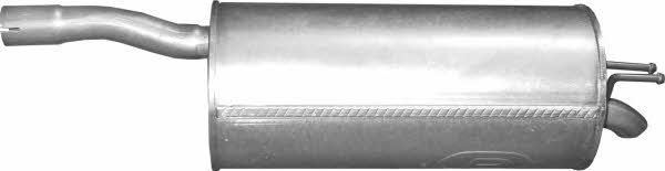 Глушитель задний (конечный, основной) для Fiat Doblo 1.4i  05-09 Polmostrow 07453